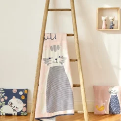 Couverture plaid enfant en coton bio
