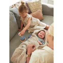 Couverture portefeuille bunny nougat par