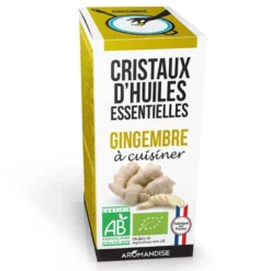 Cristaux d'huiles essentielles gingembre