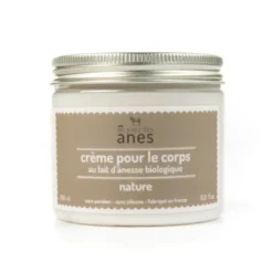 Crème corps nature au lait d'ânesse bio