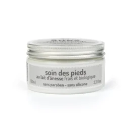 Crème pour les pieds au lait d'ânesse bio