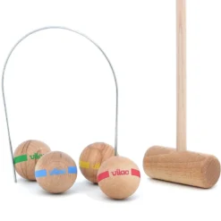 Croquet famille 2 adultes et 3 enfants