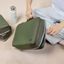 Cube d'emballage de compression lux - grand - georgian khaki Vert