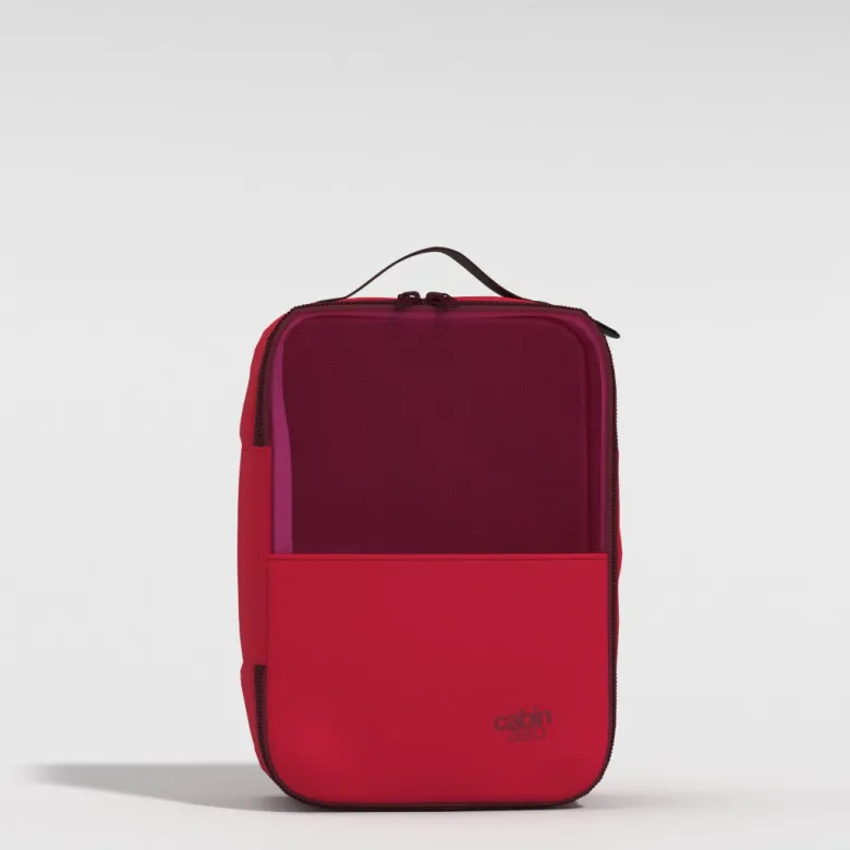 Cube de rangement lux - moyen - cranberry Rouge