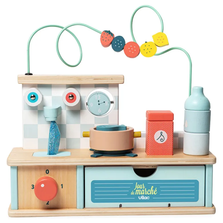 Cuisine en bois multi-activités