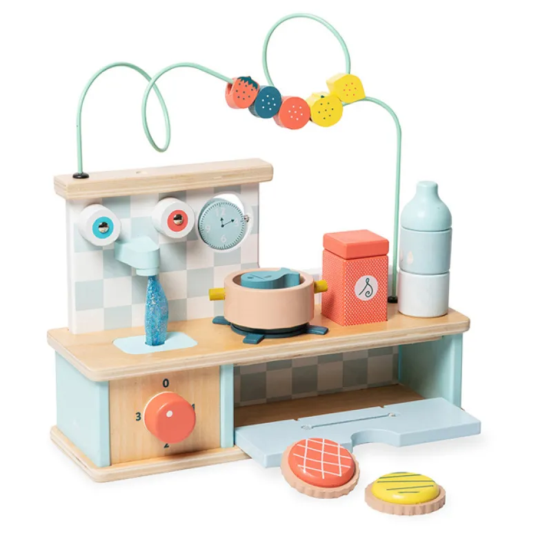 Cuisine en bois multi-activités