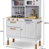 Cuisine enfant bois équipée +accessoires