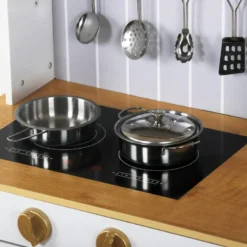 Cuisine enfant bois équipée +accessoires