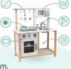 Cuisine enfant en bois montessori +3 ans