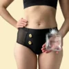 Culotte menstruelle bouillotte s or
