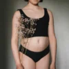 Culotte menstruelle coton bio xs noir