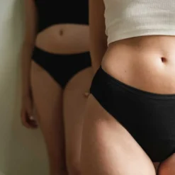 Culotte menstruelle coton bio l noir