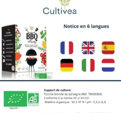 Cultivea - kit de culture bbq party bio
