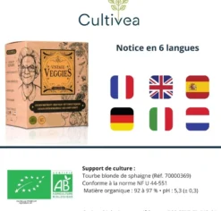 Cultivea - mini kit vintage bio à faire pousser