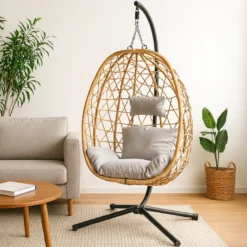 Cuzco fauteuil suspendu effet rotin