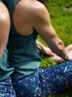 Débardeur yoga sibia vert forêt L