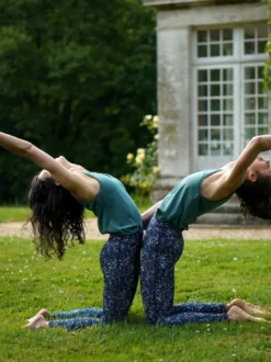 Débardeur yoga sibia vert forêt L