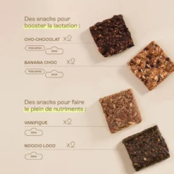 Découverte allaitement - 8 snacks