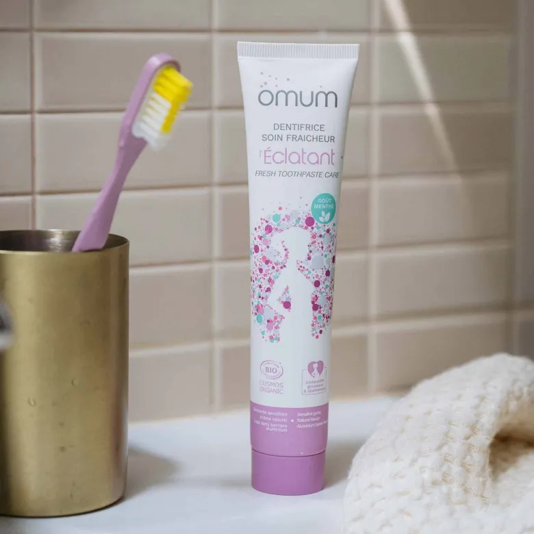Dentifrice soin fraicheur sans fluor