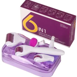 Dermaroller micro aiguilles 6en1