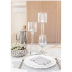 Dessous d'assiette arbre argent - lot de 6