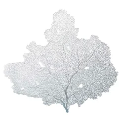 Dessous d'assiette arbre argent - lot de 6