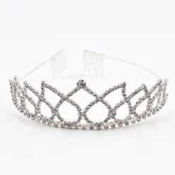 Diadème cœur tu en sachet organza Unique