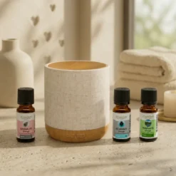 Diffuseur de brume alesia + 3 synergies sensualité, relaxante & purifiante