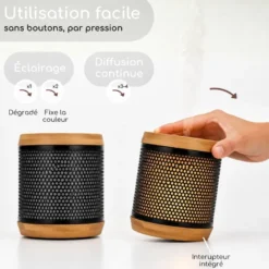 Diffuseur elipsia + 4 he citron arbre à thé lavandin pin