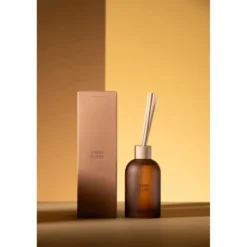 Diffuseur paraffine jaune h.35.5cm