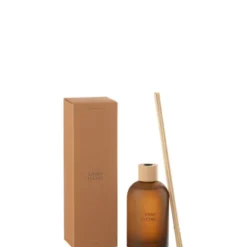 Diffuseur paraffine jaune h.35.5cm