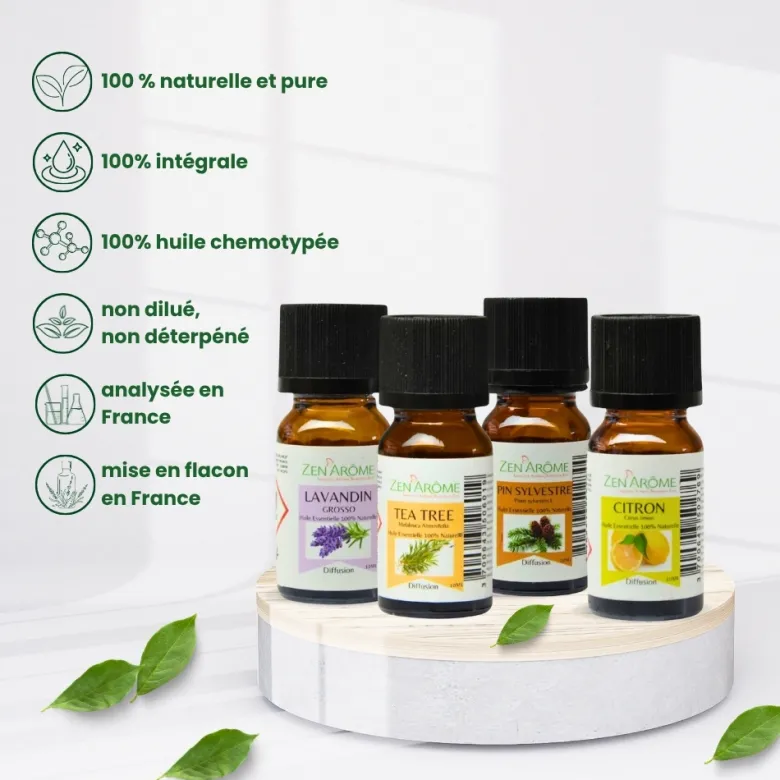 Diffuseur séville + 4 he citron arbre à thé lavandin pin