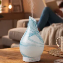 Diffuseur yangtsé en verre + 4 huiles essentielles indispensables