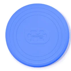 Disque volant en silicone bleu