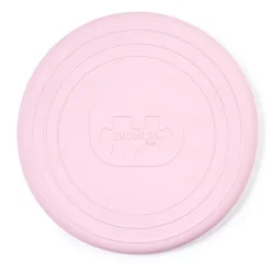 Disque volant en silicone rose clair