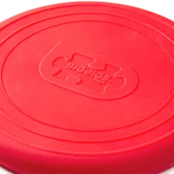 Disque volant en silicone rouge