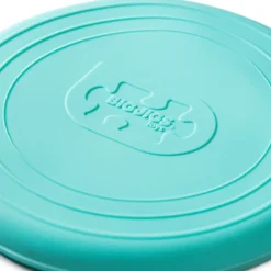 Disque volant en silicone turquoise