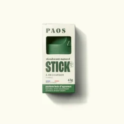 Déodorant naturel à stick rechargeable au bois d'agrumes paos