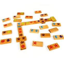 Dominos en bois du jura - sous l'océan