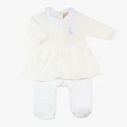 Dors-bien robe sophie la girafe blanc 12