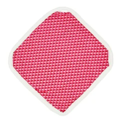 Doudou beige-motifs rose coton bio