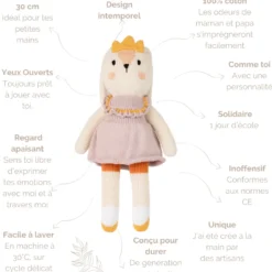 Doudou équitable et solidaire ours