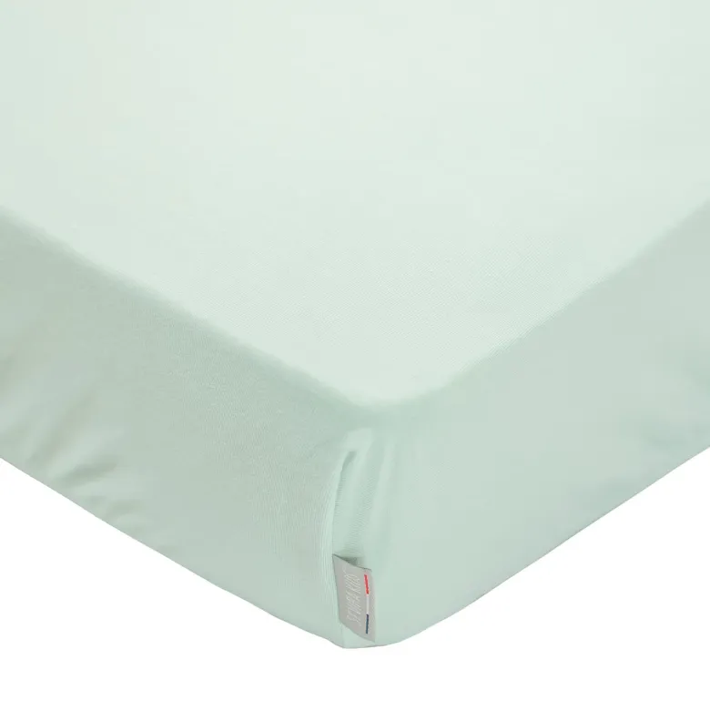 Drap housse coton jersey uni - 60x120