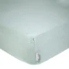 Drap housse gaze de coton uni - 60x120