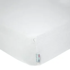Drap housse gaze de coton uni - 60x120