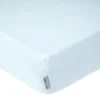 Drap housse gaze de coton uni - 60x120