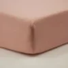 Drap housse 70x140 cm rose - drap housse bébé en coton