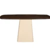 Dylon-console en bois massif et métal ivoire