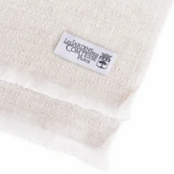 Echarpe cachemire beige amande