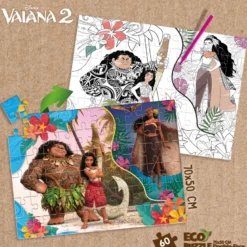 Eco-puzzle 60 pcs double face oceania